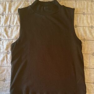 GAP Black Sleeveless Tank Top